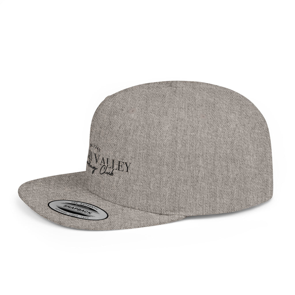 Flat Bill Snapback — Lehigh Valley Drinking Club Embroidered Hat