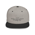 Philadelphia Drinking Club Flat Bill Snapback Hat — Est. 1682 Embroidered Cap