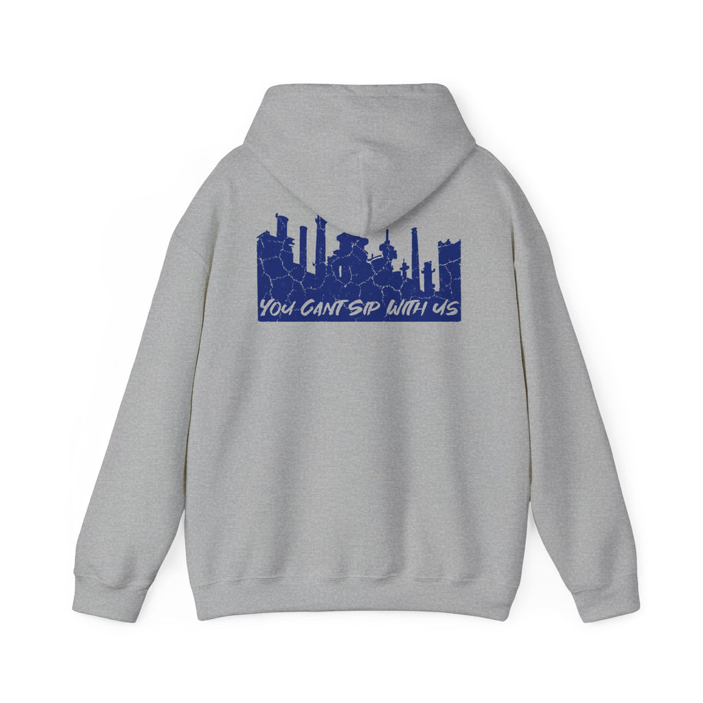 Lehigh Valley Drinking Club Hoodie — "You Can't Sip With Us" Skyline Pullover