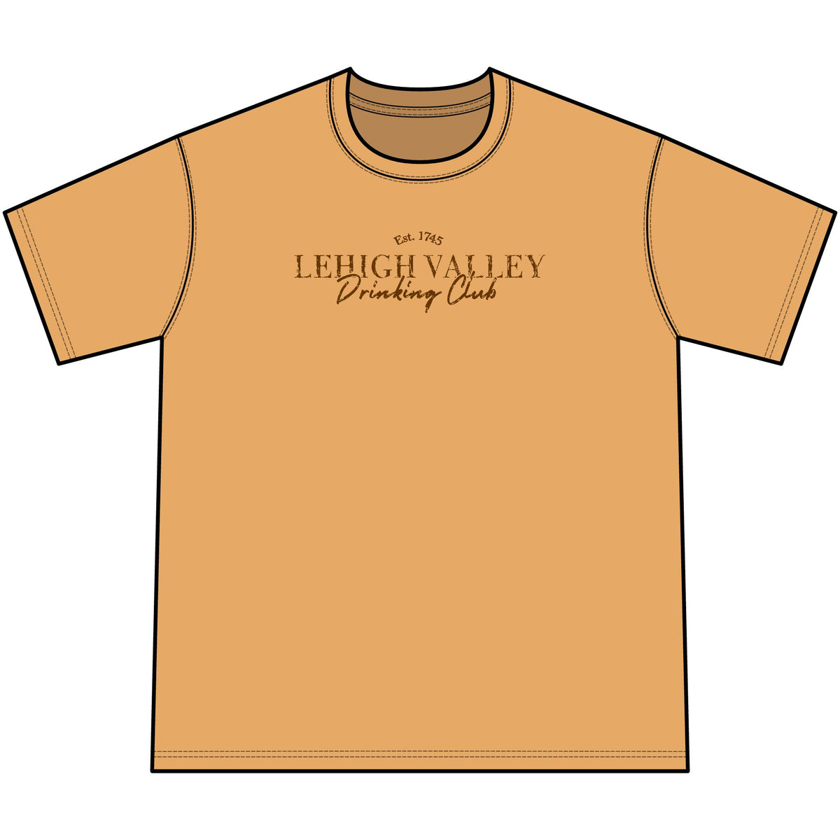 Lehigh Valley Drinking Club Mineral Wash T-Shirt