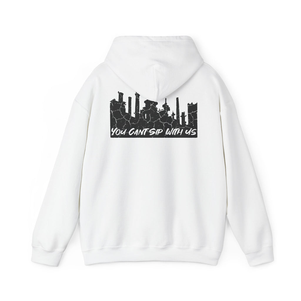 Lehigh Valley Drinking Club Hoodie — "You Can't Sip With Us" Skyline Pullover
