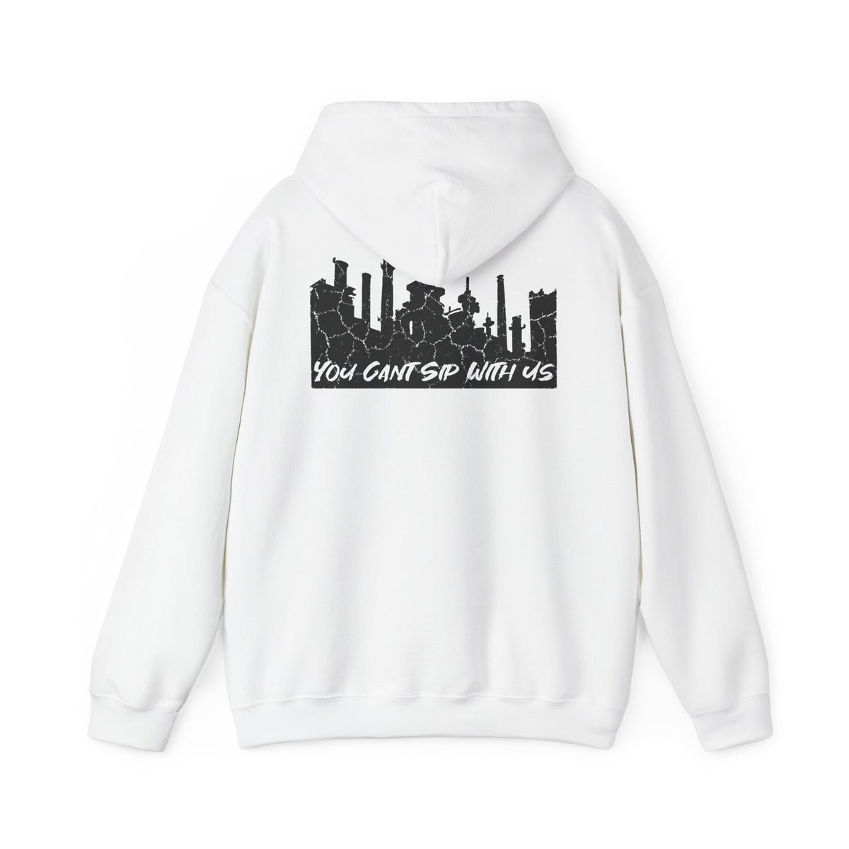 Lehigh Valley Drinking Club Hoodie — "You Can't Sip With Us" Skyline Pullover