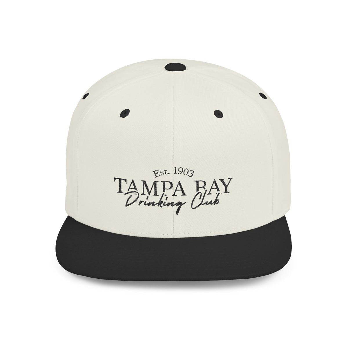 Tampa Bay Drinking Club Flat Bill Snapback Hat