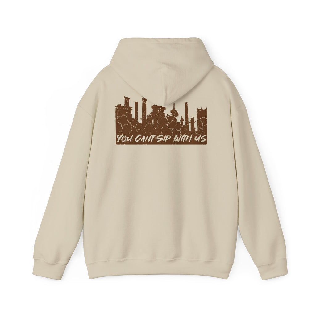 Lehigh Valley Drinking Club Hoodie — "You Can't Sip With Us" Skyline Pullover