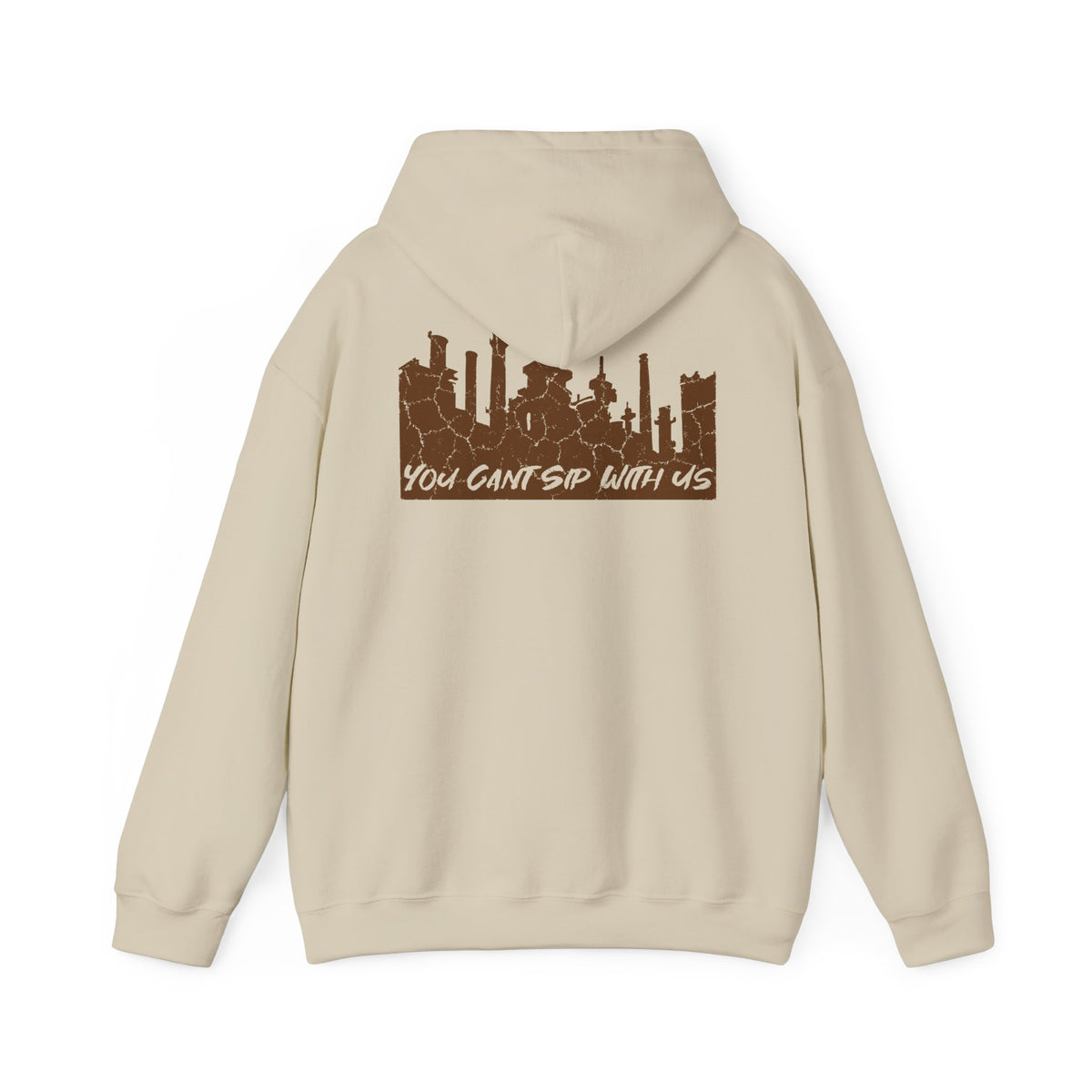 Lehigh Valley Drinking Club Hoodie — "You Can't Sip With Us" Skyline Pullover