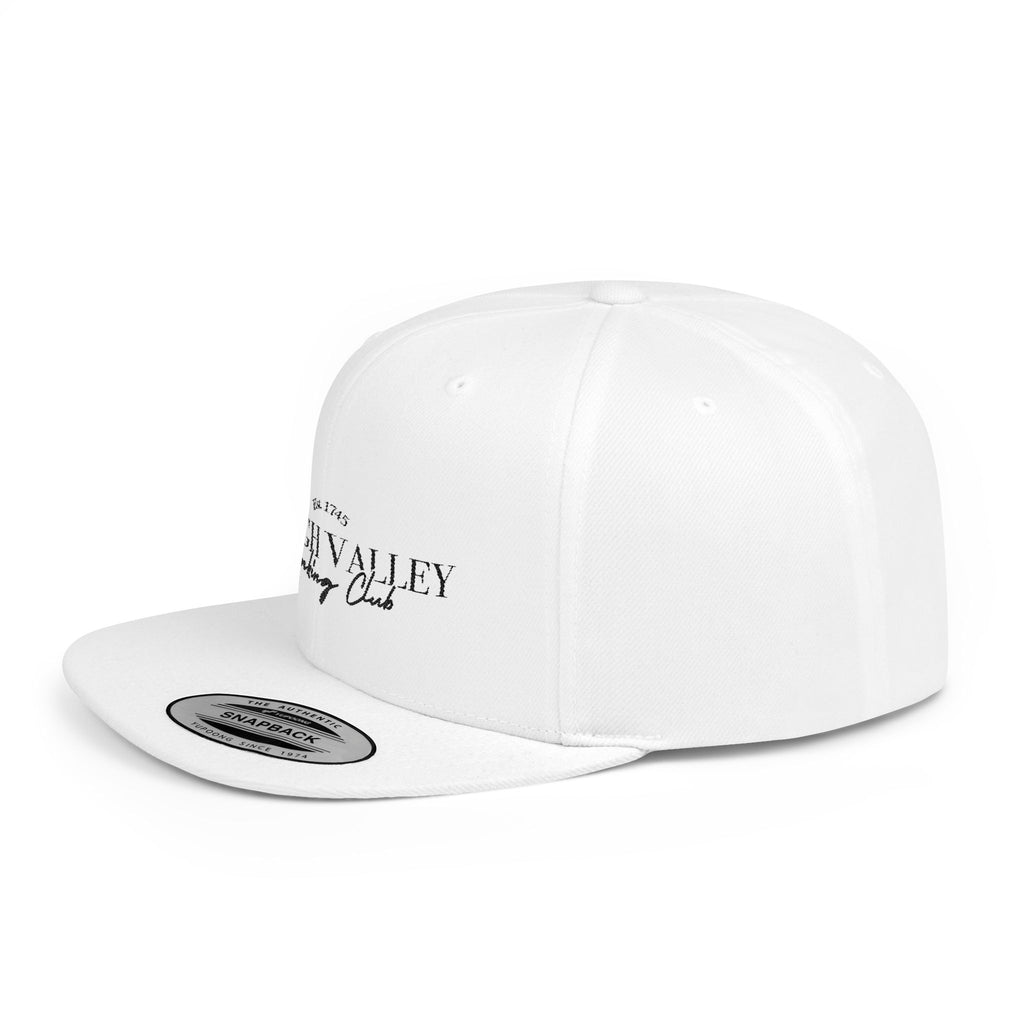 Flat Bill Snapback — Lehigh Valley Drinking Club Embroidered Hat