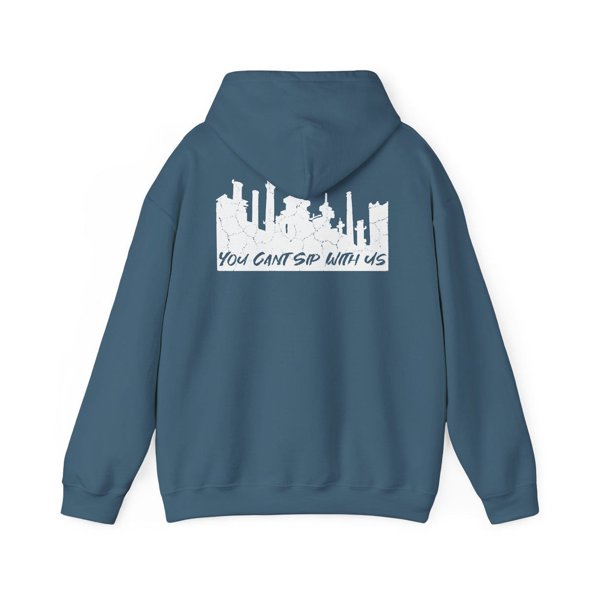 Lehigh Valley Drinking Club Hoodie — "You Can't Sip With Us" Skyline Pullover