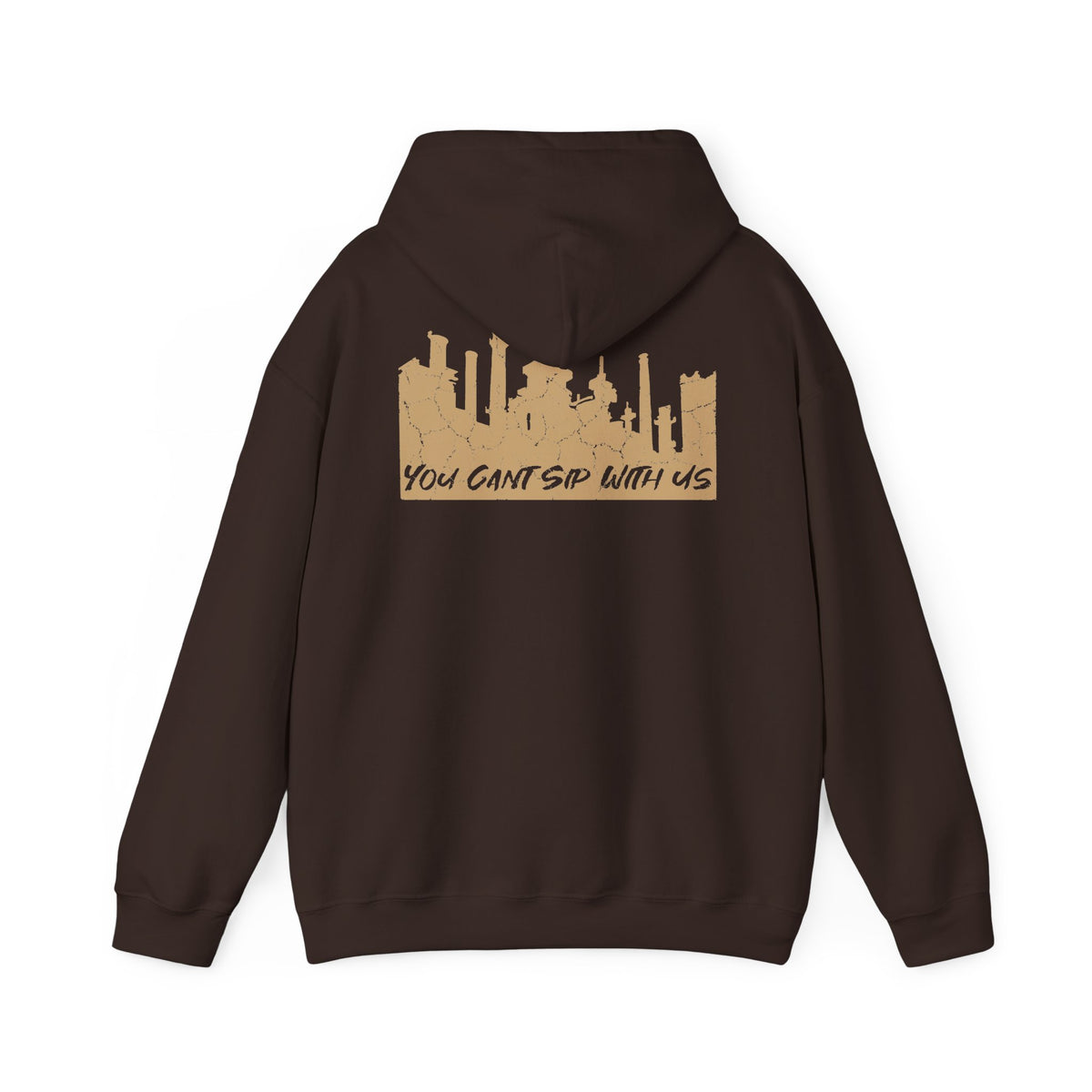 Lehigh Valley Drinking Club Hoodie — "You Can't Sip With Us" Skyline Pullover