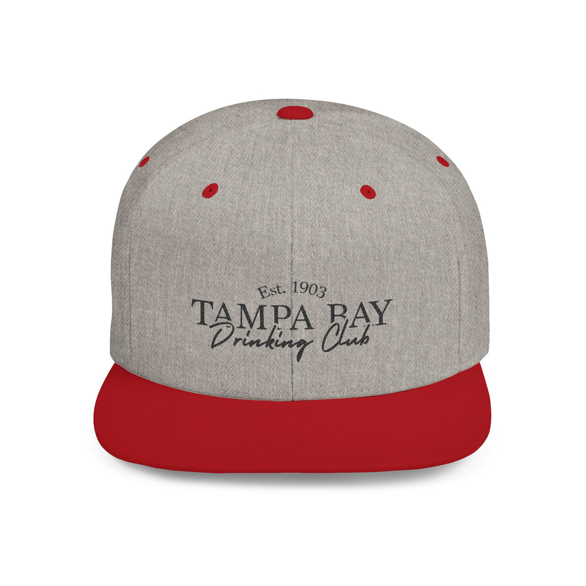 Tampa Bay Drinking Club Flat Bill Snapback Hat