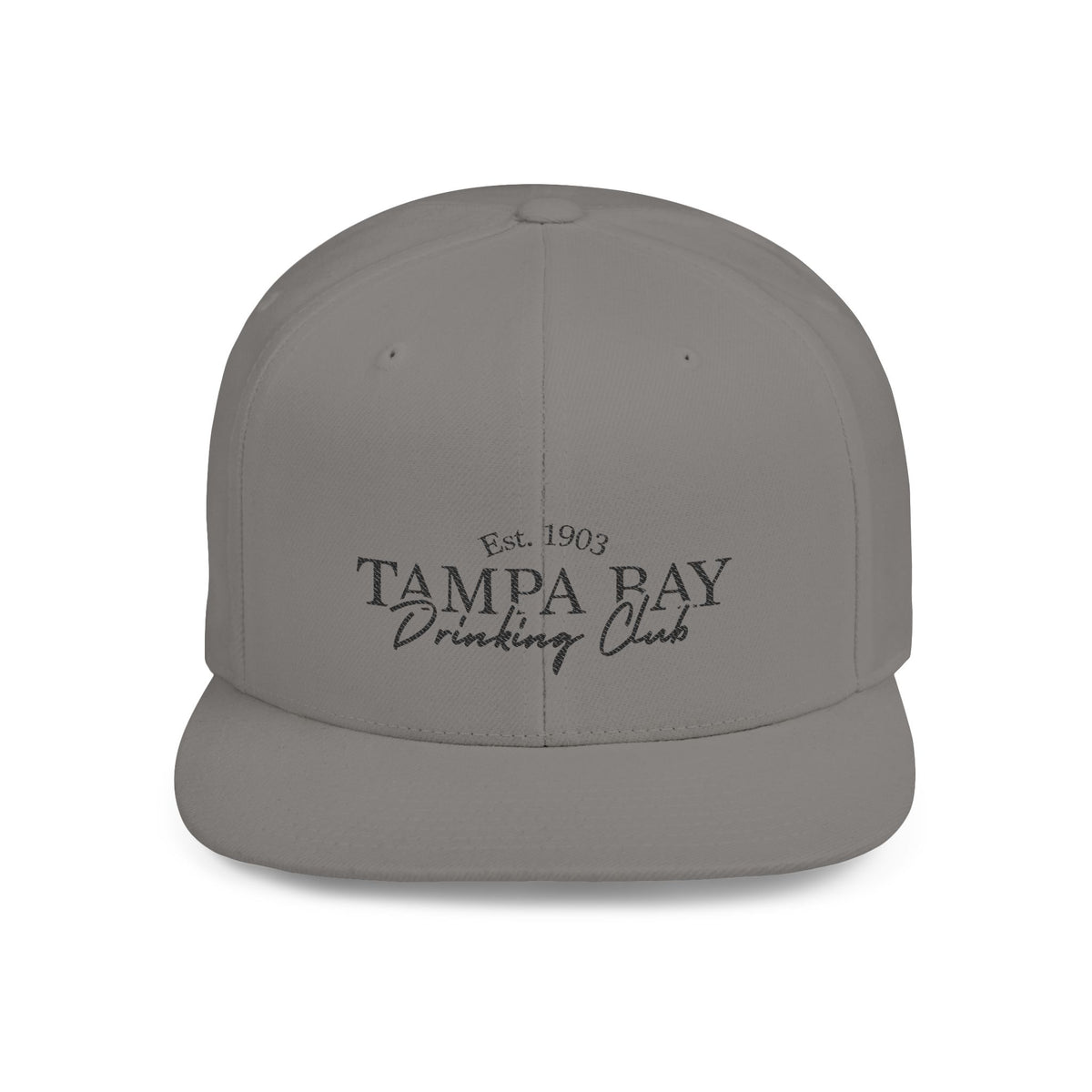 Tampa Bay Drinking Club Flat Bill Snapback Hat