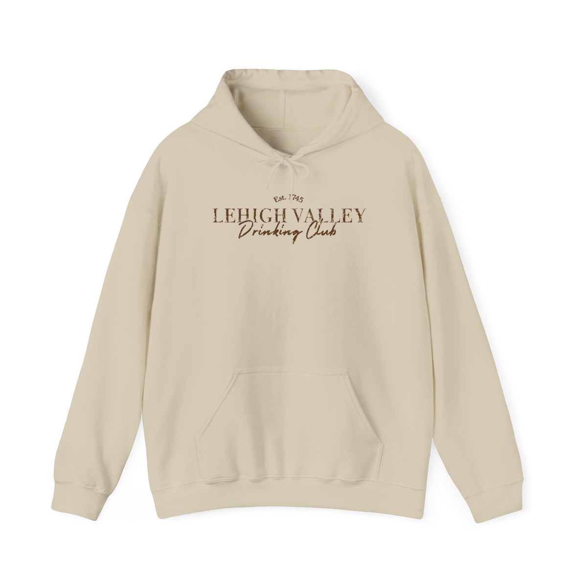 Lehigh Valley Drinking Club Hoodie — "You Can't Sip With Us" Skyline Pullover
