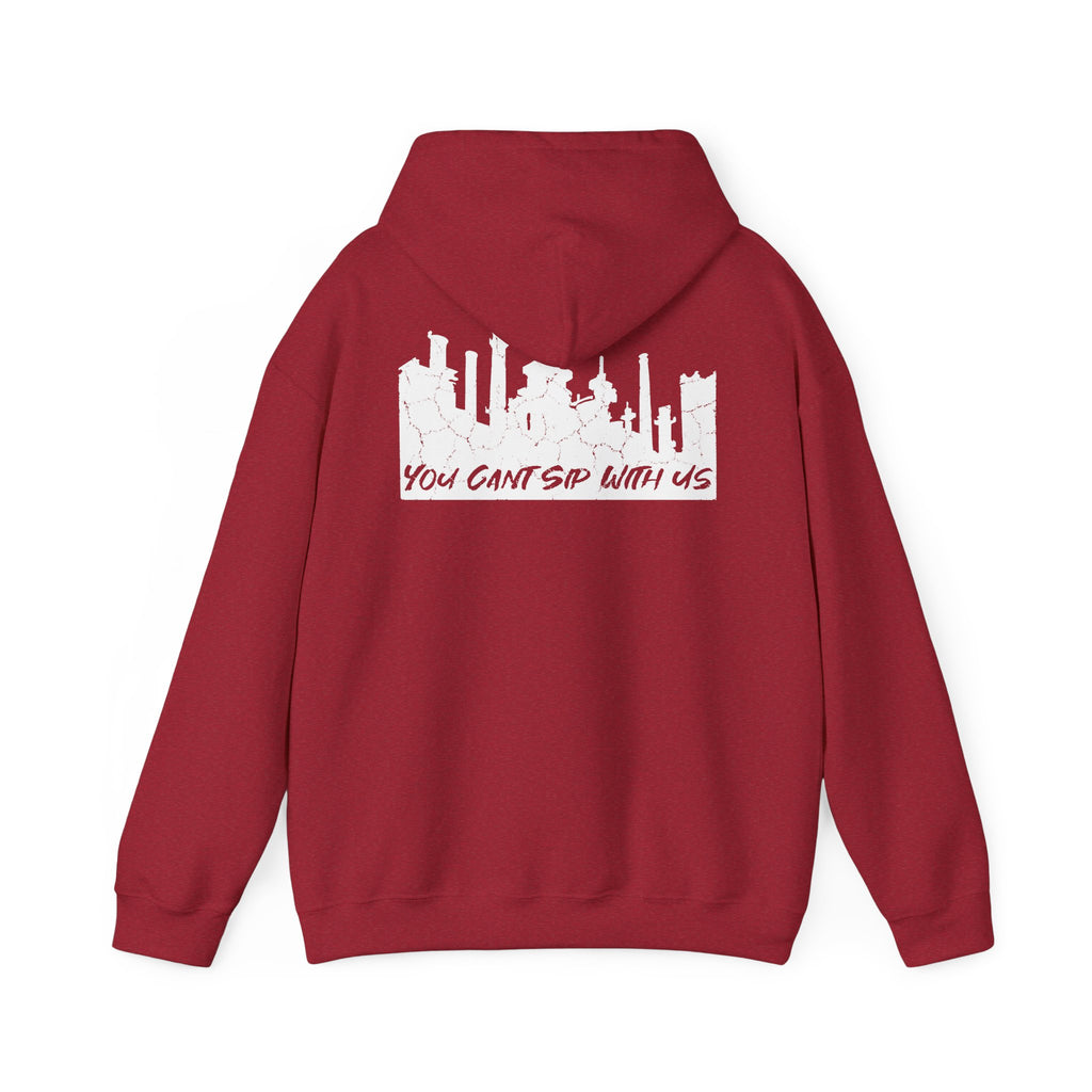 Lehigh Valley Drinking Club Hoodie — "You Can't Sip With Us" Skyline Pullover