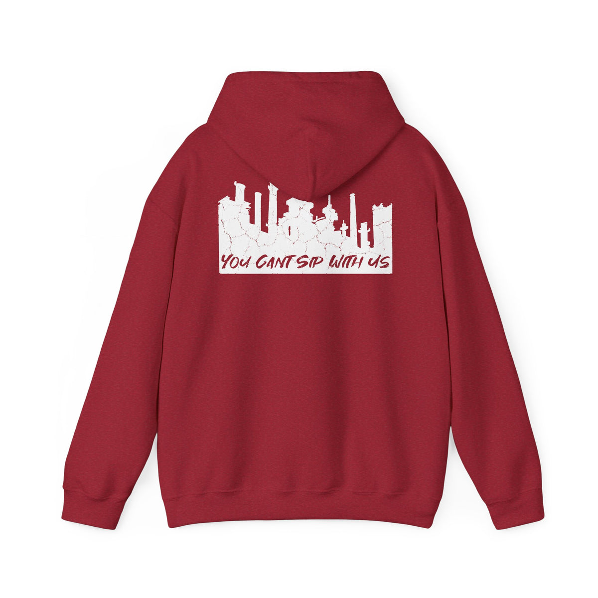 Lehigh Valley Drinking Club Hoodie — "You Can't Sip With Us" Skyline Pullover
