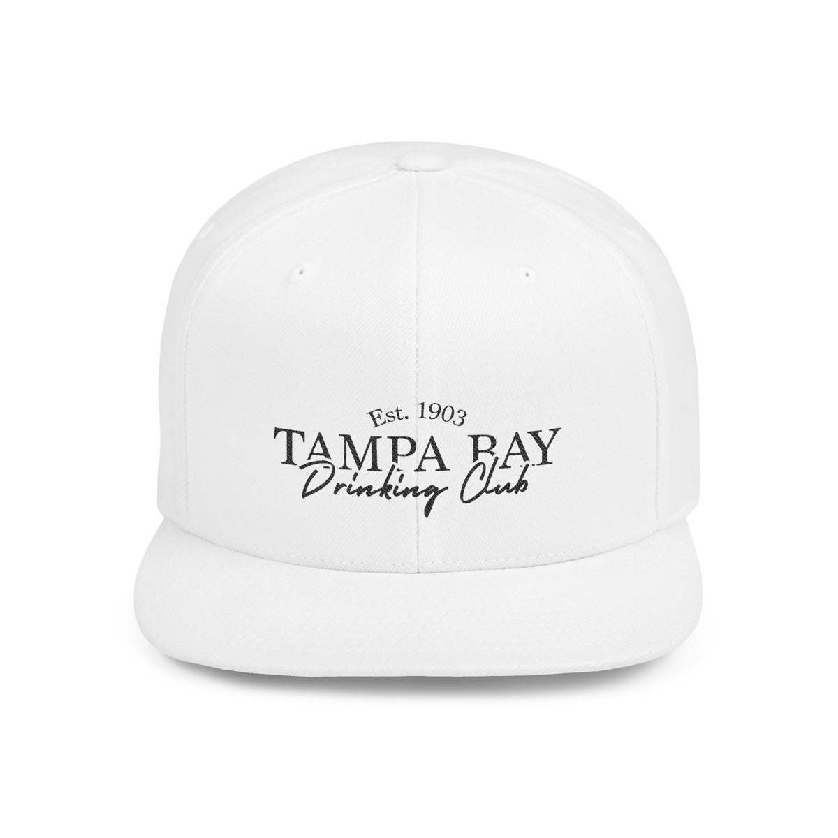 Tampa Bay Drinking Club Flat Bill Snapback Hat