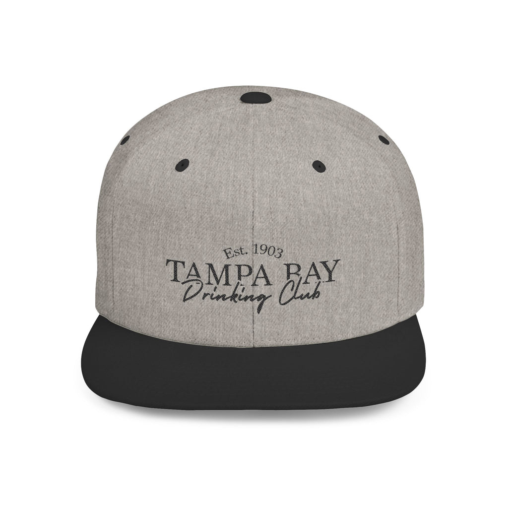 Tampa Bay Drinking Club Flat Bill Snapback Hat