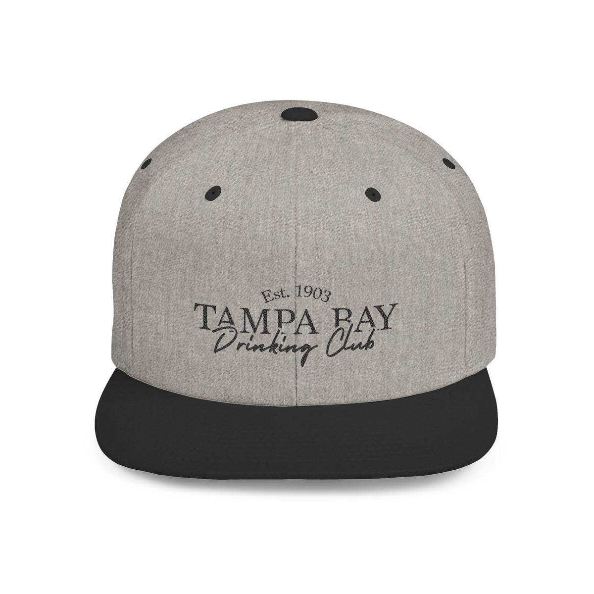 Tampa Bay Drinking Club Flat Bill Snapback Hat